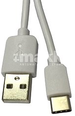 Кабель Type-C USB 2.0 Continent 1м белый DCC-2106WT
