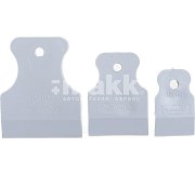 Набор шпателей 3 шт. (40-60-80 мм) белая резина Matrix 858275