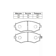 Колодки тормозные передние PN2176 NIBK