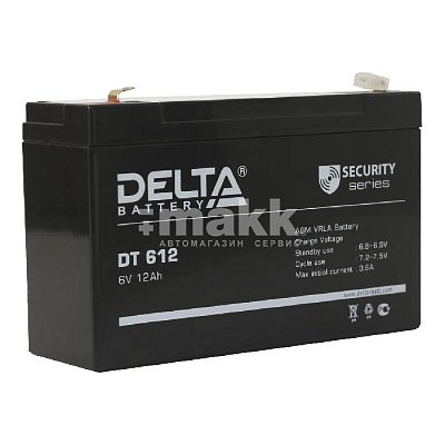 Аккумуляторная батарея Delta 6В 12 Ач DT 612