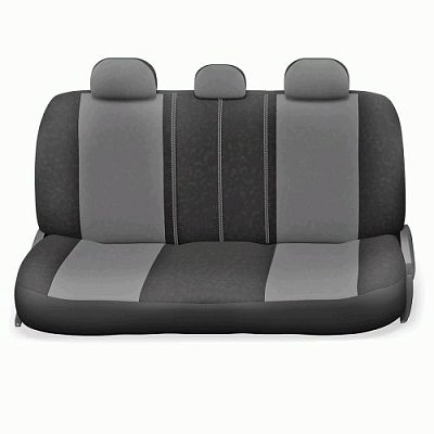 Чехлы COMFORT литовый подг велюр 9пр карм 6 мол чёрн/т.сер р-р М 5шт COM-1105H BK/D.GY (M)