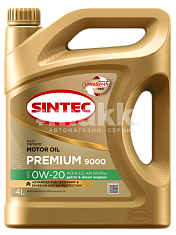 Масло моторное SINTEC PREMIUM 9000 0W20 синт. API SN plus ACEA C5 4л