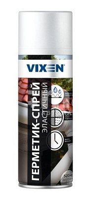 Герметик эластичный VIXEN спрей белый аэрозоль 520мл VX90201