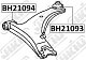 Сайлентблок Toyota #T19#, #T2## 2WD передн.рычага задний BH21093 JIKIU 