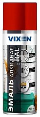 Эмаль алкидная VIXEN универсальная красная, глянцевая аэрозоль 520мл RAL3020