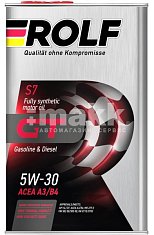Масло моторное ROLF GT 5W30 синт. API SL/CF ACEA A3/B4 1л металл