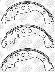 Колодки тормозные задние FN2342 NIBK