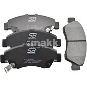 Колодки тормозные дисковые передние BP28265 SB NAGAMOCHI