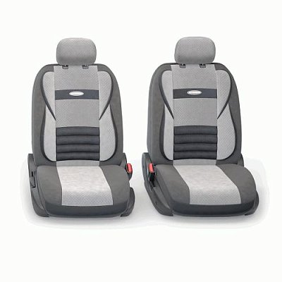 Чехлы Comfort COMBO велюр,11пр. 6 молн,т.сер./св.серый р-р М 5шт/уп CMB-1105 D.GY/L.GY (M)