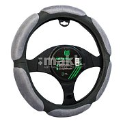 Оплетка спонж серая Green Star Алькантара 6 подушек GREY sponge (М)