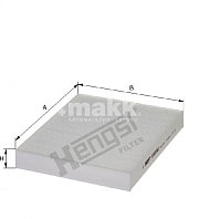 Фильтр салонный Hengst E3919LI (CU 26 010) Audi; Skoda; VW