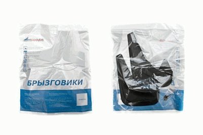 Брызговики черные модель FORD EcoSport 2014+ задние (к-т 2 шт) Novline NLF.16.59.E13