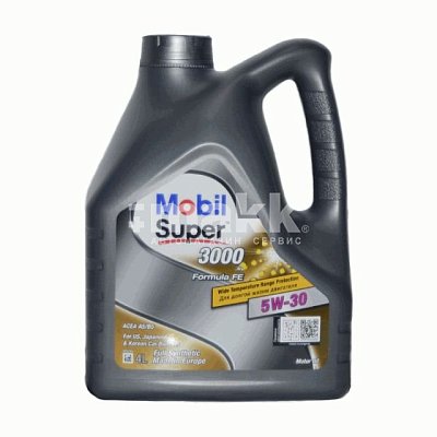 Масло моторное MOBIL Super 3000 X1 Formula FE 5W30 синт. 4л 