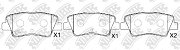 Колодки тормозные задние PN0538 NIBK