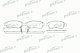 Колодки тормозные дисковые передние PBP867 PATRON