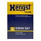 Фильтр масляный Hengst E203H D67 (HU 715/5 x) BMW 5, 6, 7, X5