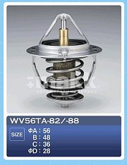 Термостат Toyota 1NZFE, 2NZ#, 1ND#, 1JZ#, 2JZ#, 1AZ#, K3VE WV56TA-82 ТАМА