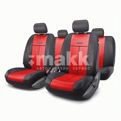 Чехлы Autoprofi AIRBAG TT-902P BK/RD
