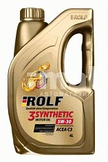 Масло моторное ROLF 3-SYNTHETIC синт. 5W30 С3 4л