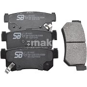 Колодки тормозные дисковые задние BP14440 SB NAGAMOCHI