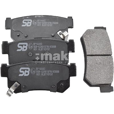 Колодки тормозные дисковые задние BP14440 SB NAGAMOCHI