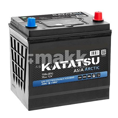 Аккумуляторная батарея 75 Ач Katatsu Arctic Asia (85D23L) о/п 22,9*17,5*22,3