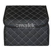 Органайзер в багажник экокожа 30х30х30см черный/белый GS 114323