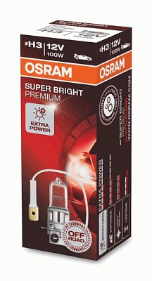 Автолампа H3 12V 100W OSRAM 62201 (62201SBP) PK22s *
