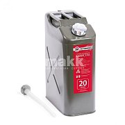 Канистра 20л стальная "Autoprofi" вертикальная крышка с перепускным клапаном KAN-300 (20L) Премиум