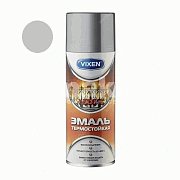 Эмаль термостойкая VIXEN серебристый, аэрозоль 520мл