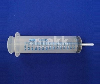 Шприц для откачивания и нагнетания масел (пластмассовый) 150 мл, с катетерным наконечником
