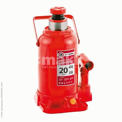 Домкрат 20т подъем 440 мм гидравлический бутылочный Autoprofi DG-20