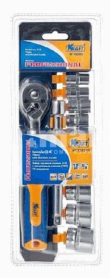 Набор головок торцевых и принадлежностей 3/8" 12 предмета Кraft 700319
