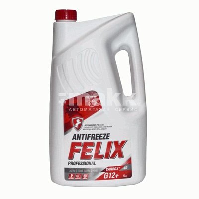 Антифриз FELIX Carbox 5кг G12+ красный 