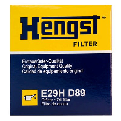 Фильтр масляный Hengst E29H D89 (HU 815/2 X) BMW 316, 318, 320, 520, X1, X3