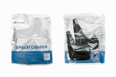 Брызговики черные модель FORD EcoSport 2014+ задние (к-т 2 шт) Novline NLF.16.59.E13