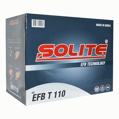 Аккумуляторная батарея 90 Ач Solite EFB T110R  30,1*17,2*20,0/22,0