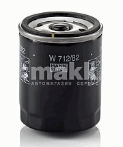 Фильтр масляный MANN W 712/82 Ford C-max, Fiesta V, Focus II, Galaxy II, Mondeo III