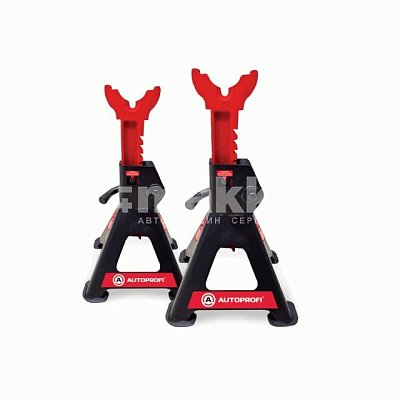 Страховочные опоры 3т высота 280 мм - 420 мм зубчатые  к-т 2пр. Autoprofi JS-03S