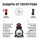 Компрессор  50л/мин 280W 12V 10Атм с фонарем шланг с переходником Агрессор AGR-50L