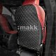 Защита на спинку переднего сиденья экокожа черный/отстрочка черная 70х45см PSV