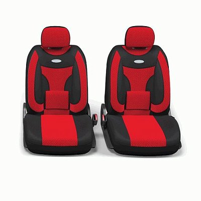 Чехлы EXTRA COMFORT орто.под. фор.вел11пр карм6 молн черн/красн М 5шт ECO-1105 BK/RD (M)
