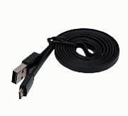 Кабель micro USB Continent 1м, черный плоский QCU-5102BK (box2)