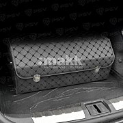 Органайзер в багажник экокожа 30х30х70см черный/черный PSV 137717