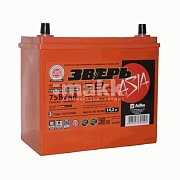 Аккумуляторная батарея 58 Ач ЗВЕРЬ Asia (75B24R) п/п