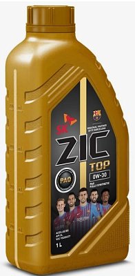 Масло моторное ZIC TOP FS 0W30 синт. API SP ACEA C2 ILSAC GF-6A 1л