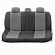 Чехлы COMFORT литовый подг велюр 9пр карм 6 мол чёрн/т.сер р-р М 5шт COM-1105H BK/D.GY (M)