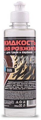 Жидкость д/розжига 250 мл RAIN смесь парафинов и углеводородов