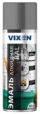 Эмаль алкидная VIXEN универсальная серая, глянцевая аэрозоль 520мл