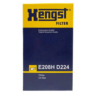 Фильтр масляный Hengst E208H D224 (HU 712/10 X)  Accent, Elantra, Getz, i30; Kia Ceed, Cerato